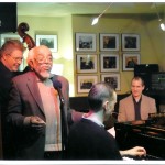 onstage with Kieran Overs, Barry Harris and Dave Laing